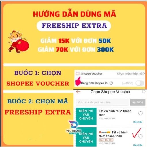 Một Bộ Ba Bức Tranh Treo Tường Tráng Gương Đẹp Vô Cùng Tận